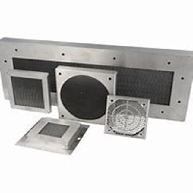 Brass copper EMI Honeycomb Air Vents Panel For Mri Faraday Cage Microwave Chamber emc anechoic chamber